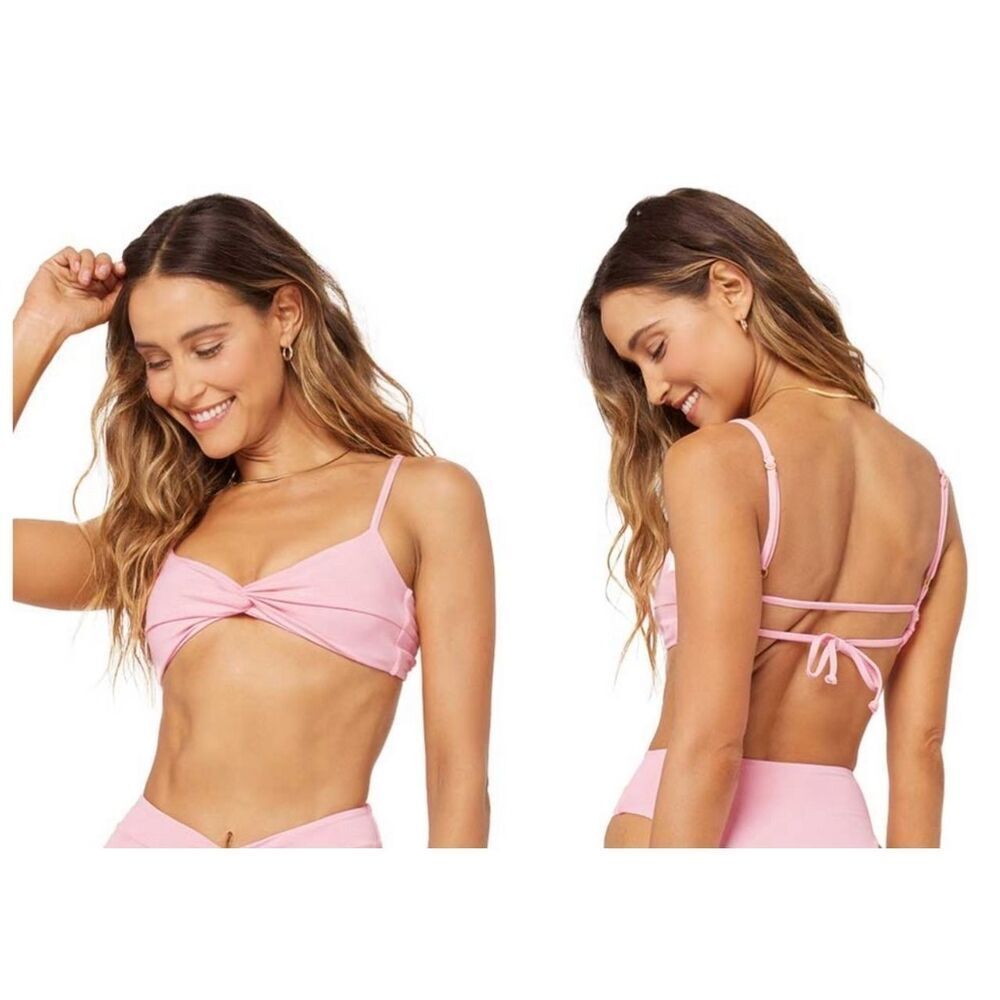L*Space S Ringo bikini top and M Bitsy cut bottom